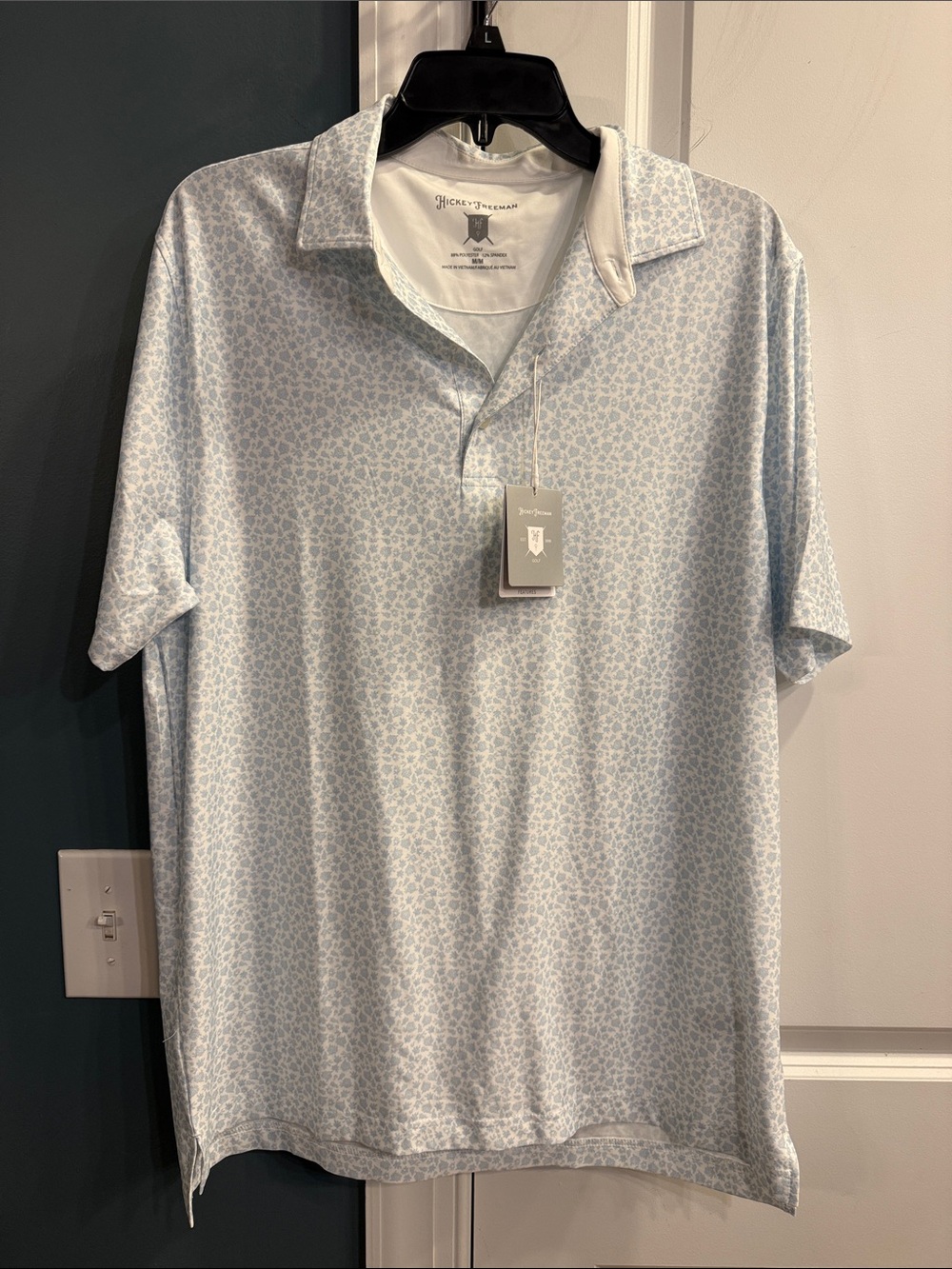 Hickey Freeman Short Sleeve Golf Polo NWT